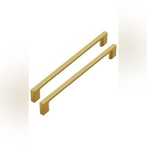 Brushed Brass Handles 7.6” SET OF 5